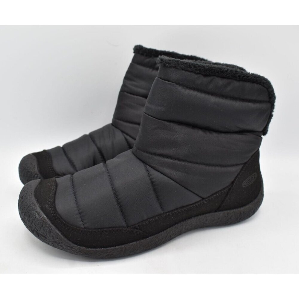 Keen Womens Size 7.5 Howser Fold Down Black Pull On Shoes